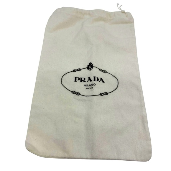 Prada Handbags - PRADA white dust bag/ cover drawstring